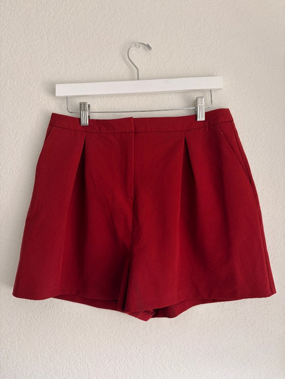 ASOS Maroon Red Tailored Shorts